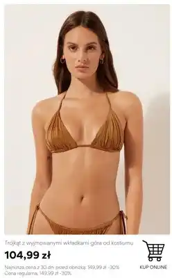 Calzedonia Góra od kostiumu trójkąt z wyjmowanymi wkładkami Calzedonia oferta