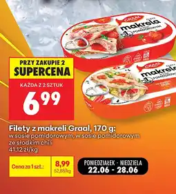 Biedronka Filet z makreli Graal oferta