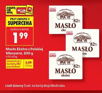 Biedronka Masło Mleczarnia oferta