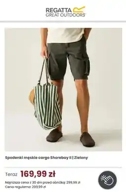 Regatta Spodenki męskie cargo Regatta Shorebay II oferta