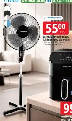 E.Leclerc Wentylator podłogowy Esperanza Hurricane oferta