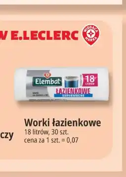 E.Leclerc Worki łazienkowe Elembat 18 l 30-pak oferta