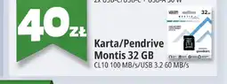 E.Leclerc Karta pamięci Pendrive Montis 32 GB CL10 100 MB/s/USB 3,2 60 MB/s oferta