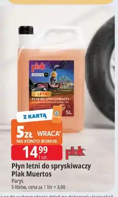 E.Leclerc Płyn letni do spryskiwaczy Plak Muertos Parys oferta