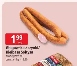 E.Leclerc Kiełbasa Głogowska z szynki Madej Wróbel oferta