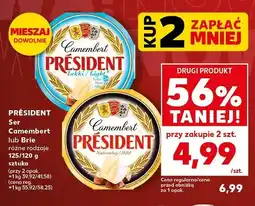 Kaufland Ser Camembert Naturalny Président oferta