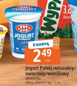 E.Leclerc Jogurt Polski owocowy Mlekovita oferta