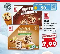 Kaufland Lody rożki czekoladowo-waniliowe K-Classic 6-pak oferta