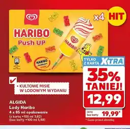 Kaufland Lody Haribo Push Up Algida 4-pak oferta