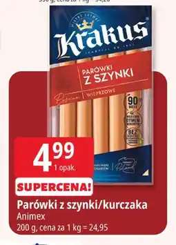 E.Leclerc Parówki z szynki Krakus oferta