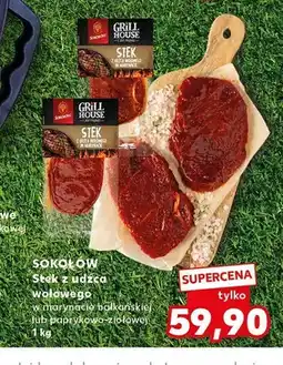 Kaufland Stek z udźca wołowego w marynacie bałkańskiej Sokołów Grill House oferta