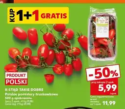 Kaufland Pomidory truskawkowe polskie K-Stąd Takie Dobre oferta