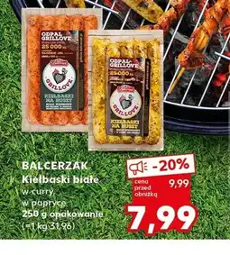 Kaufland Kiełbaski białe w curry Balcerzak Grillove oferta