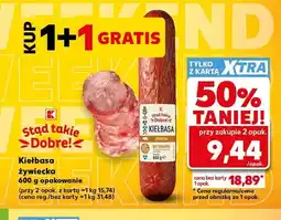 Kaufland Kiełbasa żywiecka Stąd takie Dobre! oferta