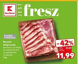 Kaufland Boczek wieprzowy bez kości ze skórą oferta
