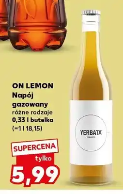 Kaufland Napój gazowany On Lemon Yerbata oferta