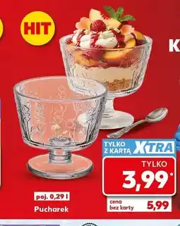 Kaufland Pucharek szklany oferta