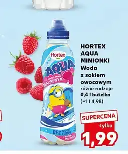 Kaufland Woda z sokiem owocowym Hortex Aqua Minionki o smaku malinowym oferta