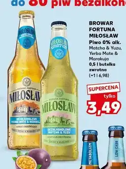 Kaufland Piwo bezalkoholowe Miłosław Yerba Mate & Marakuja oferta