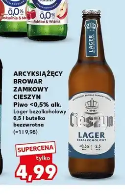 Kaufland Piwo bezalkoholowe Cieszyn Lager oferta