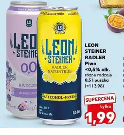 Kaufland Piwo bezalkoholowe Leon Steiner Radler Blueberry oferta