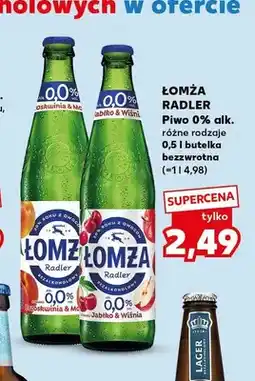 Kaufland Piwo bezalkoholowe Łomża Radler Brzoskwinia & Kokos oferta