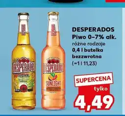 Kaufland Piwo Desperados Sunlight oferta