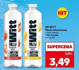 Kaufland Woda witaminowa Dr Witt o smaku cytrynowym oferta