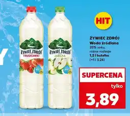 Kaufland Woda źródlana Żywiec Zdrój z nutą truskawki oferta