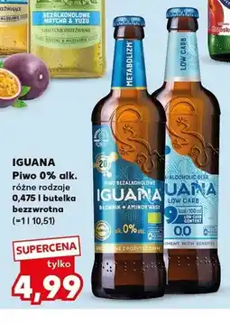 Kaufland Piwo bezalkoholowe Iguana Low Carb oferta