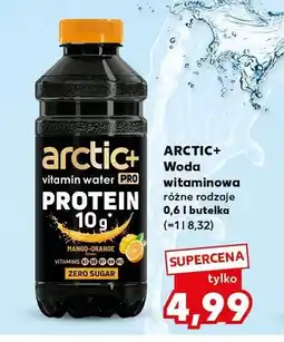 Kaufland Woda witaminowa Arctic+ Protein mango-orange oferta