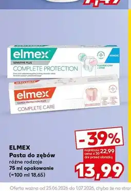 Kaufland Pasta do zębów Elmex Caries Protection Plus Complete Care oferta
