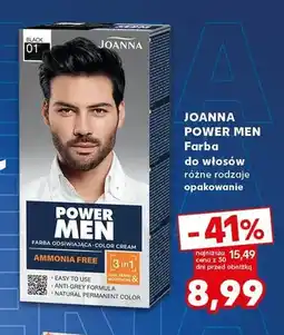 Kaufland Farba do włosów Joanna Power Men oferta