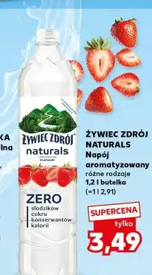 Kaufland Napój aromatyzowany Żywiec Zdrój Naturals z delikatną nutą truskawki oferta