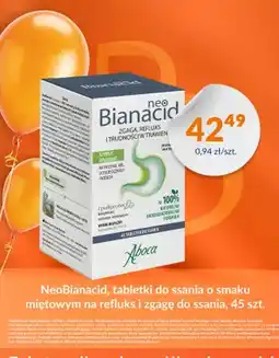 DOZ.PL Tabletki do ssania na refluks i zgagę o smaku miętowym NeoBianacid oferta