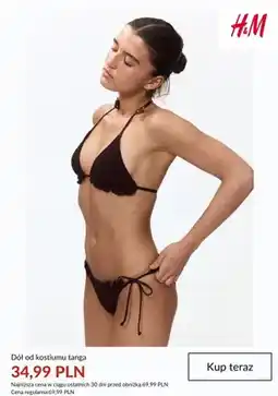 H&M Dół od kostiumu tanga H&M oferta