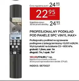 Abra Profesjonalny podkład pod panele Mercado SPC Vinyl Max+ oferta