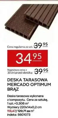 Abra Deska tarasowa Mercado Optimum Brąz oferta