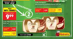 Biedronka Lody Marletto Delice oferta