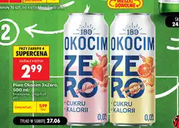 Biedronka Piwo Okocim 3xZero oferta