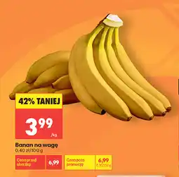 Biedronka Banan na wagę oferta