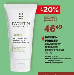 Ziko Dermo Krem do twarzy Iwostin Purritin aktywny redukujący niedoskonałości oferta
