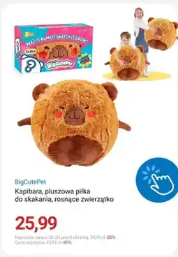 Smyk Kapibara pluszowa piłka do skakania rosnące zwierzątko BigCutePet oferta
