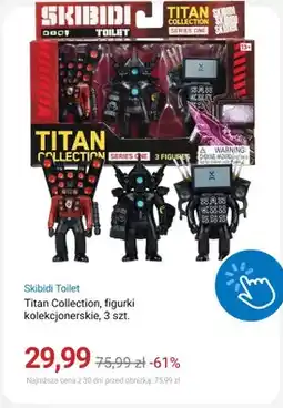 Smyk Figurki kolekcjonerskie Skibidi Toilet Titan Collection 3-pak oferta