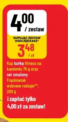 Polomarket Zestaw ser smażony wielkopolski Frąckowiak + bułka fitness oferta