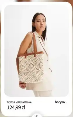 BonPrix Torba makramowa Bonprix oferta