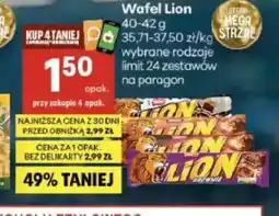 Delikatesy Centrum Wafel Lion oferta
