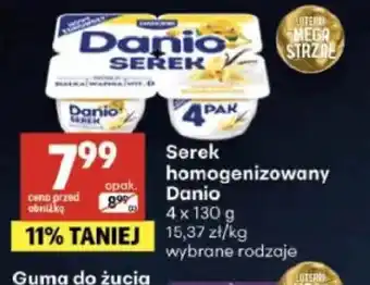 Delikatesy Centrum Serek homogenizowany Danio oferta