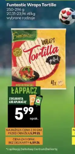 Delikatesy Centrum Funtastic Wraps Tortilla oferta