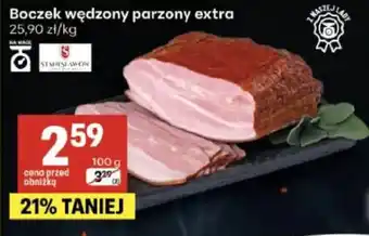 Delikatesy Centrum Boczek wędzony parzony extra oferta